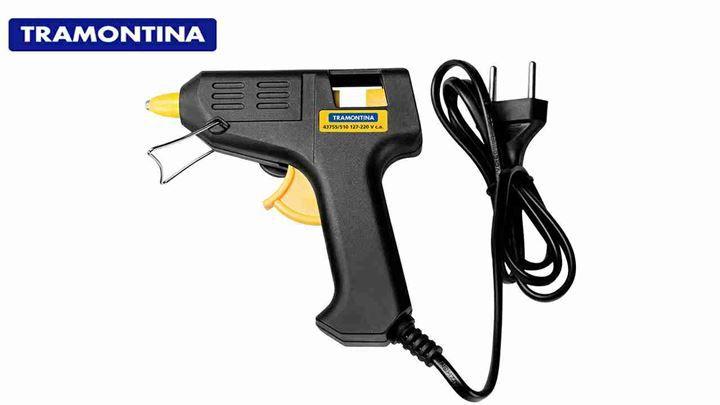 Pistola Elétrica Para Cola Quente 10-12 W Tramontina Com Corpo Injetado Bivolt Menor preço em Pistola Elétrica Para Cola Quente 10-12 W Tramontina Com Corpo Injetado Bivolt
