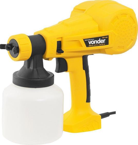 Imagem de Pistola Elétrica Para Pintura Hvlp 400W 800ml PEV 400 - Vonder