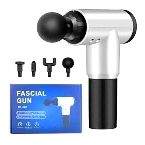 Pistola Massageadora Eletrica Portatil Massageador Corporal Profissional Muscular Fascial Gun