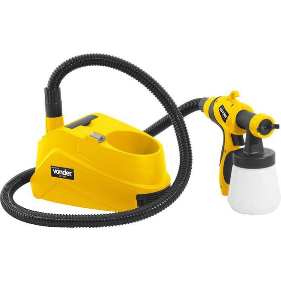 Imagem de Pistola para pintura elétrica 1,8mm 900 watts 127 volts hvlp 700 ml pev900 - Vonder