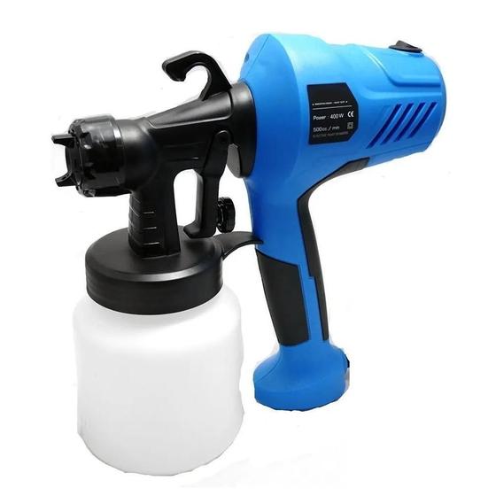 Imagem de Pistola Para Pintura Pulverizadora 400W Profissional Hvlp Elétrica Tinta