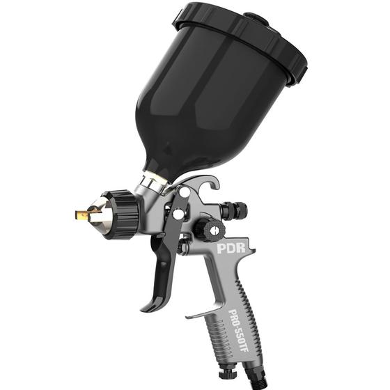Imagem de Pistola Pintura Pneumatica Funilaria Automotiva 600ml Bico 1,4mm