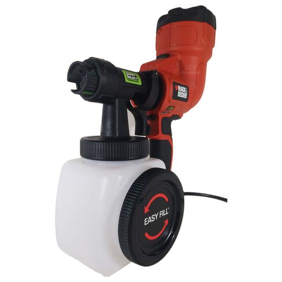 Imagem de Pistola Pulverizadora Baixa Pressão 375W 110V BDPH200B-BR Black Decker