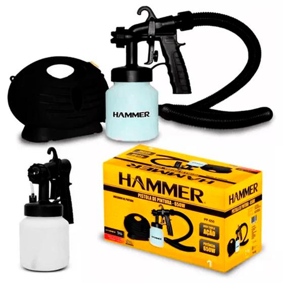 Imagem de Pistola Pulverizadora Compressor Ar Direto Hammer 650w 127v