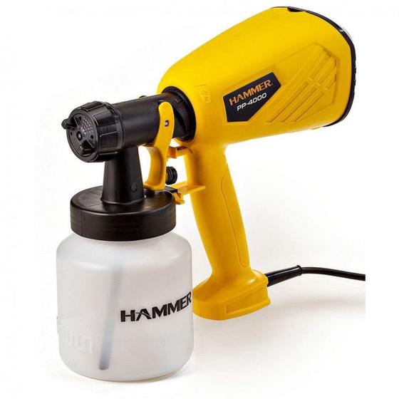 Imagem de Pistola Pulverizadora Hammer PP4000 400W Caneca 800 ml 110V