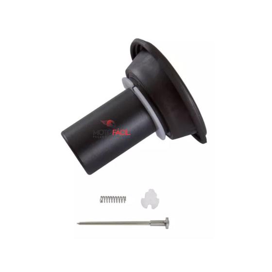 Imagem de Pistonete com diafragma do carburador Yamaha Ybr-125 2009 a 2016 / Xtz-125 2009 a 2016