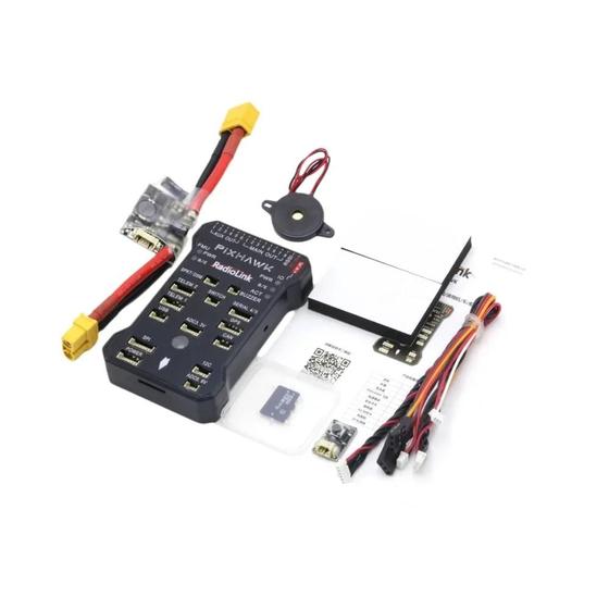 Imagem de Pixhawk Pix APM Controlador De Voo Combo Com Suporte GPS M8N GPS Buzzer Módulo De Telemetria Cartão