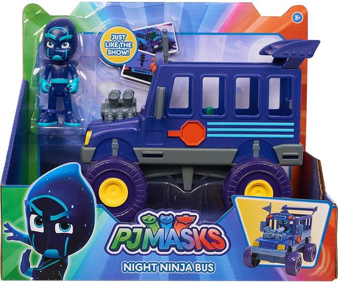 Pj Masks Boneco e Veiculo Ninja Noturno - Multikids BR1266 - Brinquedos ...