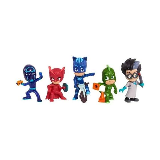 Imagem de Pj Masks Kit Com 5 Figuras Colecionáveis Multikids BR1264