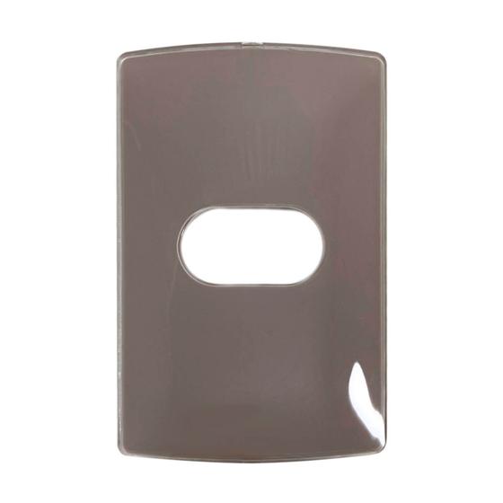 Imagem de Placa 1 Posto Cor Malt Gloss Aspecto Vitrificado 663515 Nereya Legrand