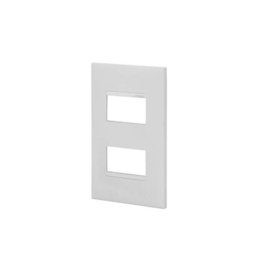 Pial Plus Mais Placa 2 Módulos C/ Suporte Pial Plus + Branco Legrand - Espelho / Placa ...