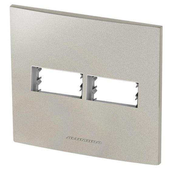 Imagem de Placa 2 Módulos + Suporte 4X4 - Inova Titanium - 85580