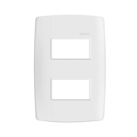 Imagem de Placa 2 Postos Separados Com Suporte 4x2 S30 - Simon