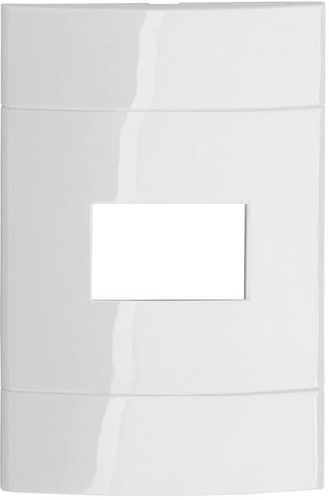 Placa 4X2 1 Módulo Branco Puro DEcor SchnEidEr Menor preço em Placa 4X2 1 Módulo Branco Puro DEcor SchnEidEr