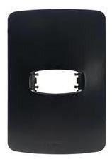 Imagem de Placa 4x2 1 Posto Com Suporte - Alumbra Gracia Maxx Black