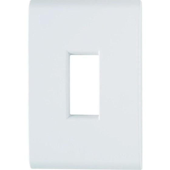 Imagem de Placa 4x2 1 Posto Vertical Branco Liz 57106/203 Tramontina - Tramontina eletric