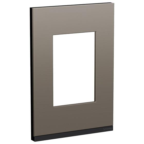 Imagem de Placa 4X2 3 Módulos Fenix Grey Orion Class Schneider