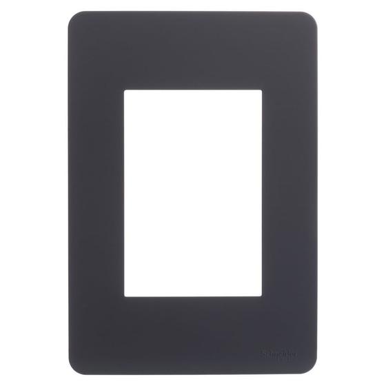 Placa 4X2 3 Módulos StEllar Black Orion SchnEidEr Menor preço em Placa 4X2 3 Módulos StEllar Black Orion SchnEidEr