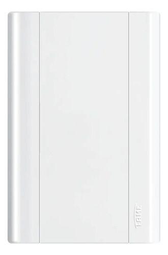 Imagem de Placa 4x2 Cega Com Suporte Fame Modulare Branca