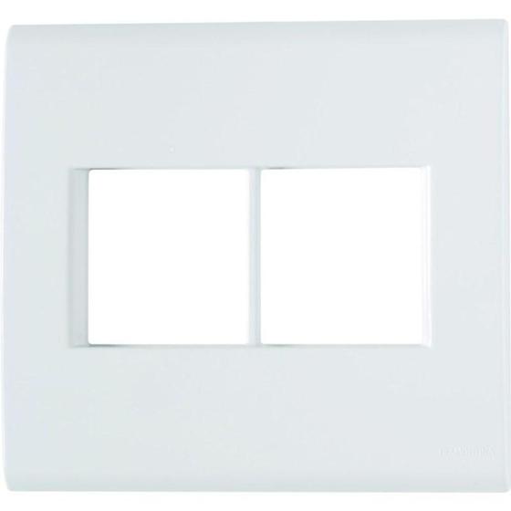 Imagem de Placa 4x4 com 4 Postos Branco Liz 57106/026 Tramontina - Eletrik