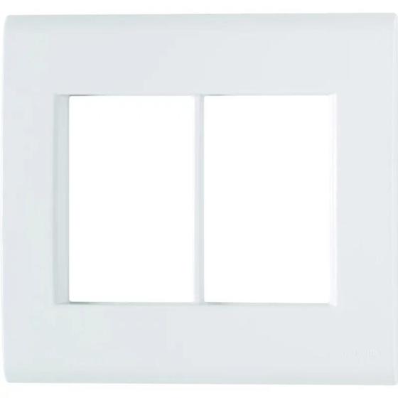 Imagem de Placa 4x4 com 6 Postos Branco Liz 57106/031 Tramontina - Tramontina eletric