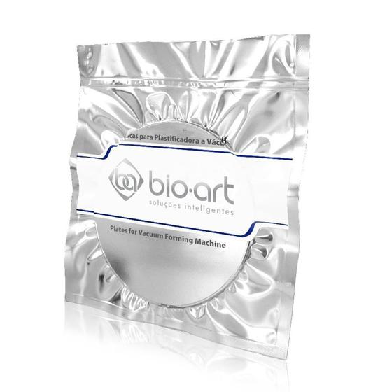 Imagem de Placa Acetato Cristal Bioart 3mm REDONDA -  Embalagem com 2 unidades