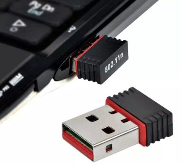 Imagem de Placa adaptadora USB para conexão de internet sem fio 2.4GHz