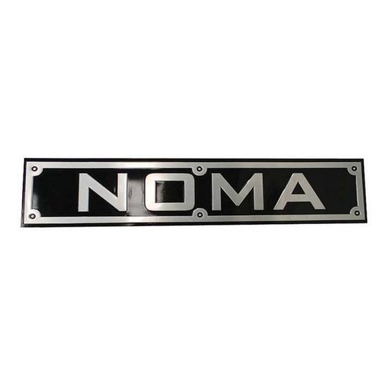 Imagem de Placa Alumínio Noma 0,07x130x590mm