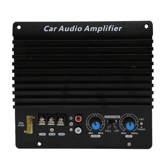 Imagem de Placa amplificadora de carro 300W 12V de alta potência para alto-falante de subwoofer