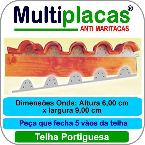 Imagem de Placa Anti Maritacas Portuguesa Kit 108 Peça(s)