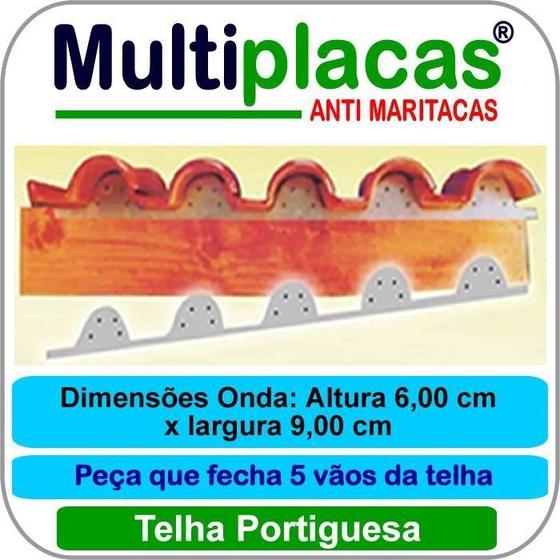 Imagem de Placa Anti Maritacas Portuguesa Kit 111 Peça(s)