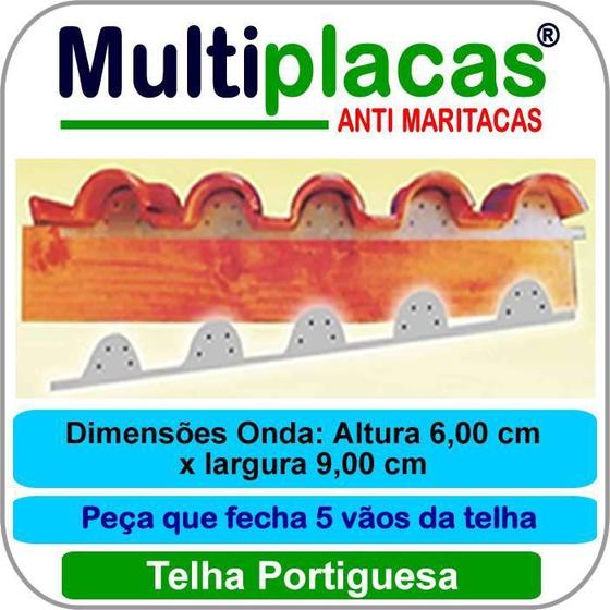 Imagem de Placa Anti Maritacas Portuguesa Kit 96 Peça(s)