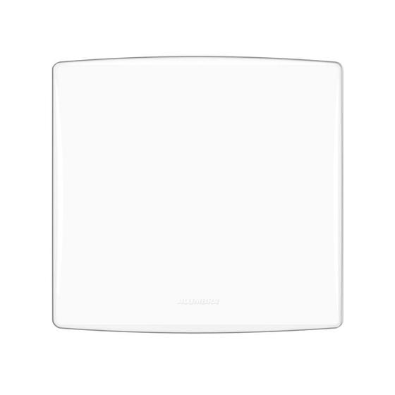 Placa Bianco Pró 4X4 Cega com suporte branca Alumbra Menor preço em Placa Bianco Pró 4X4 Cega com suporte branca Alumbra