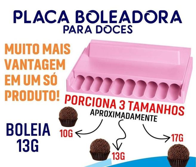 Imagem de placa boleadora de doces