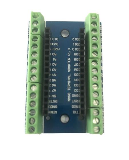 Imagem de Placa borne adaptador p/ arduino nano