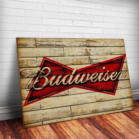 Imagem de Placa Bud Decorativa Em Mdf Com 20x30cm - Budweiser