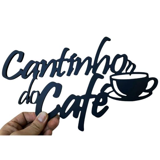 Imagem de Placa Cantinho Do Café Quadro para Prede Uso Interno