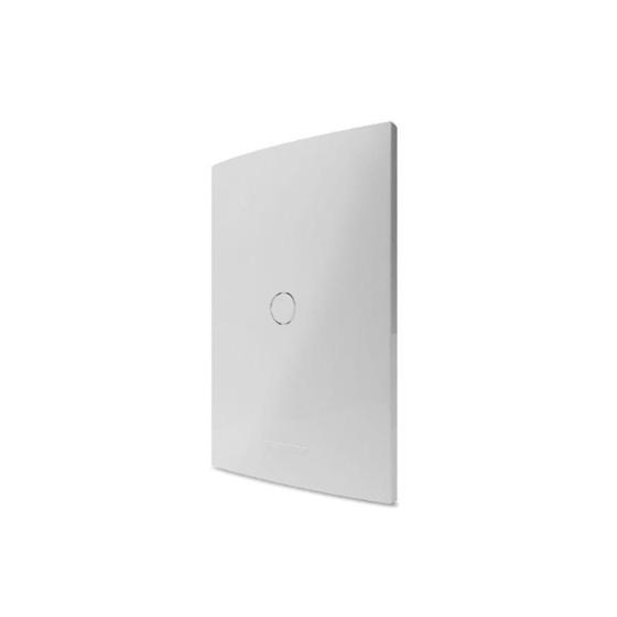 Imagem de Placa cega com saída de fio 4x2 com suporte branca Inovapro Alumbra