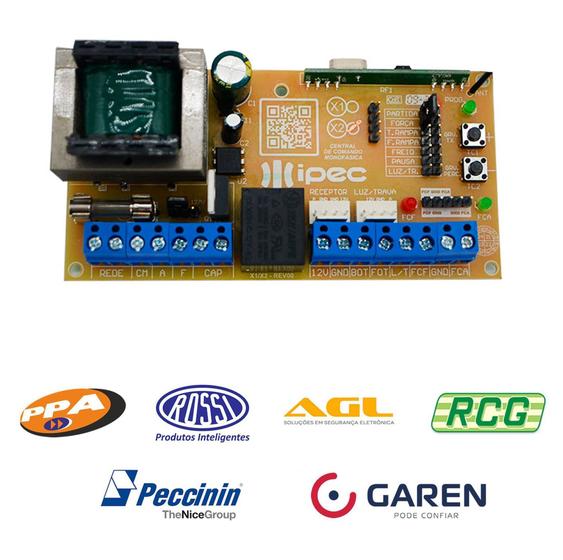 Imagem de Placa Central de Comando P/ Portão Motor Eletrônico Universal X2 IPEC