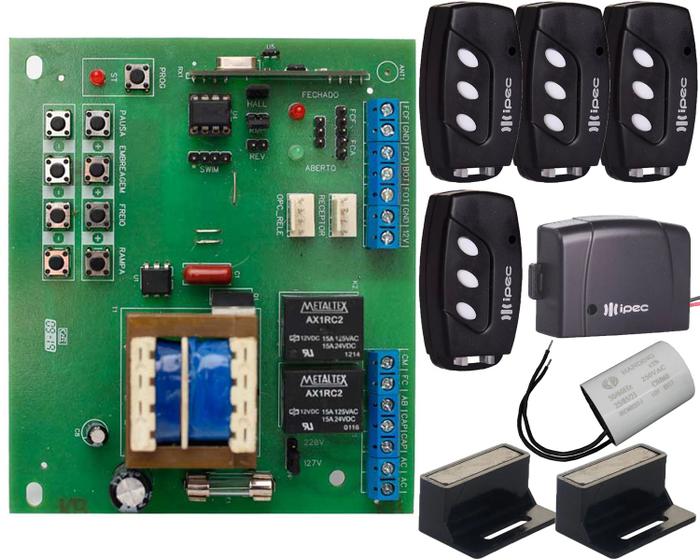 Imagem de Placa Central Dz3 Dz4 Nano Sensor Hall Controles Capacitor 127v Imas Rossi