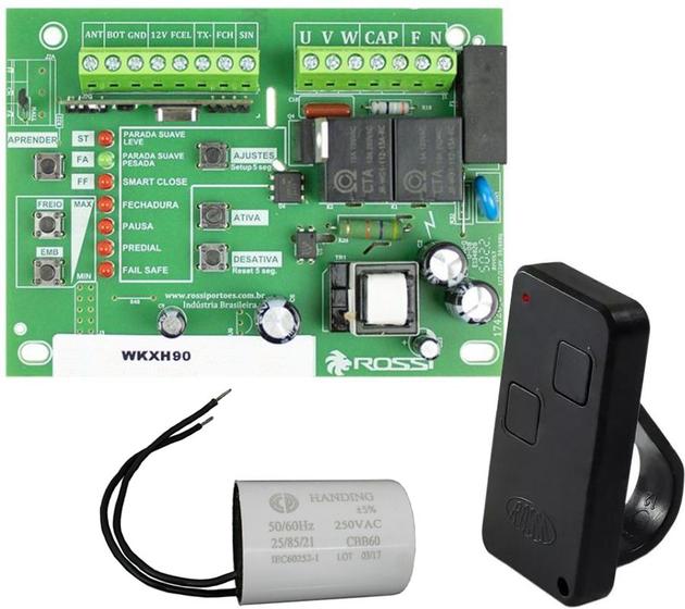 Imagem de Placa Central Motor WKXH90 Kxh30fs Sensor Hall Dz3 Dz4 Rossi Capacitor 25UF 127V Controle 2 Canais