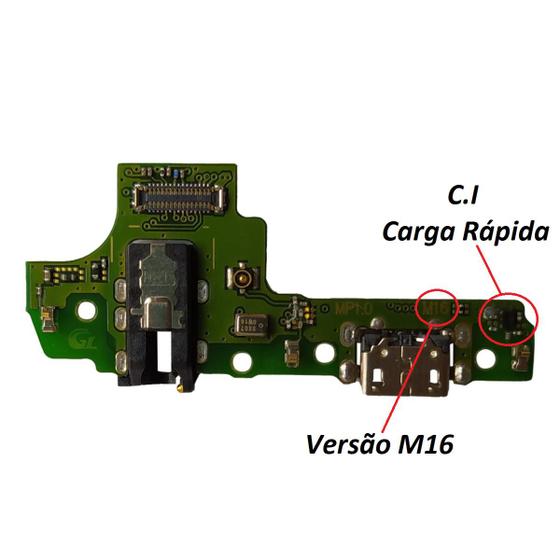 Imagem de Placa Conector de Carga Dock Galaxy A10s VERSÃO M16 - Com IC