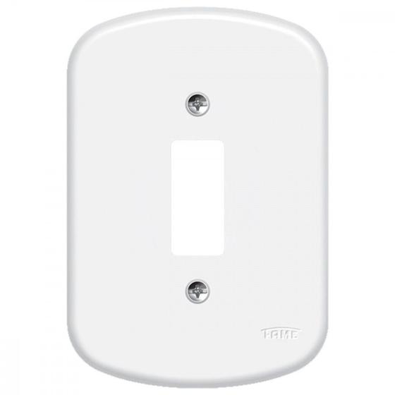 Imagem de Placa Conjunto Fame Blanc 4X2 F-1 - 1 Interruptor - 784