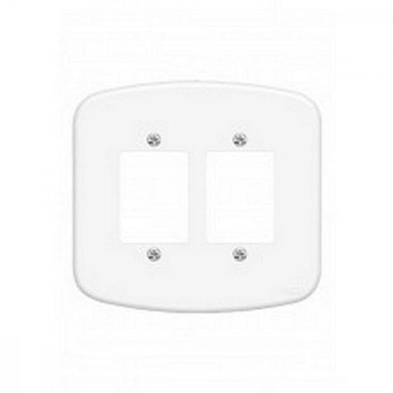 Imagem de Placa Conjunto Fame Blanc 4X4 F-33 - 3 Interruptores + 3 Interruptores - 957