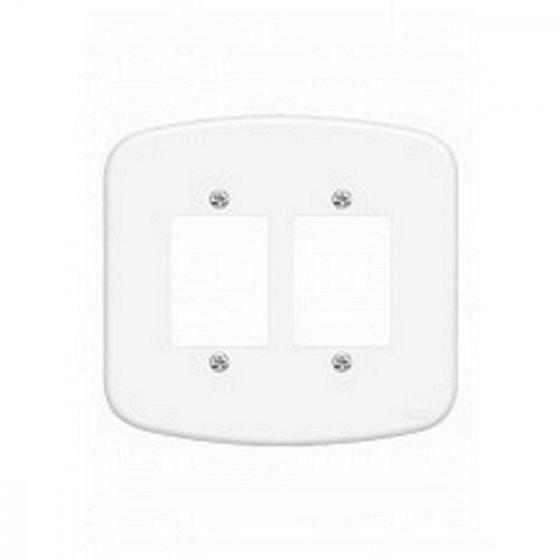 Imagem de Placa Conjunto Fame Blanc 4X4 F-33 - 3 Interruptores + 3 Interruptores - 957