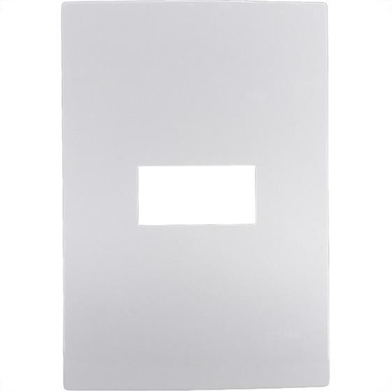 Imagem de Placa Conjunto Ilumi I9-Inove Branco 4X2 1 Modulo Horizontal Com Suporte - 96070