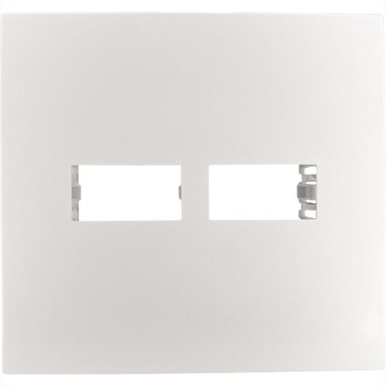 Imagem de Placa Conjunto Ilumi I9-Inove Branco 4X4 1 Modulo + 1 Modulo Separados Horizontais Branca - 97060