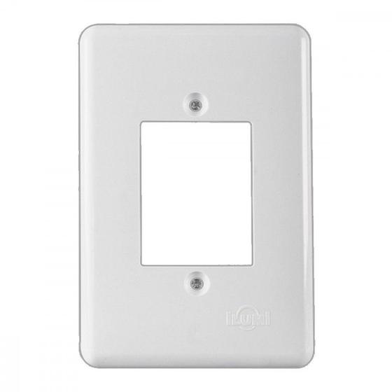 Imagem de Placa Conjunto Ilumi Stylus Branco 4X2 -3 Interuptores - 2051