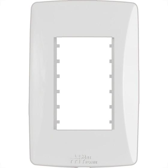 Imagem de Placa Conjunto Modular Mectronic Petra 4X2 - 2 Modulos - 82002