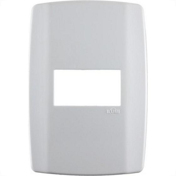 Imagem de Placa Conjunto Modular Slim 4X2 - 1 Modulo Horizontal Com Suporte 82070